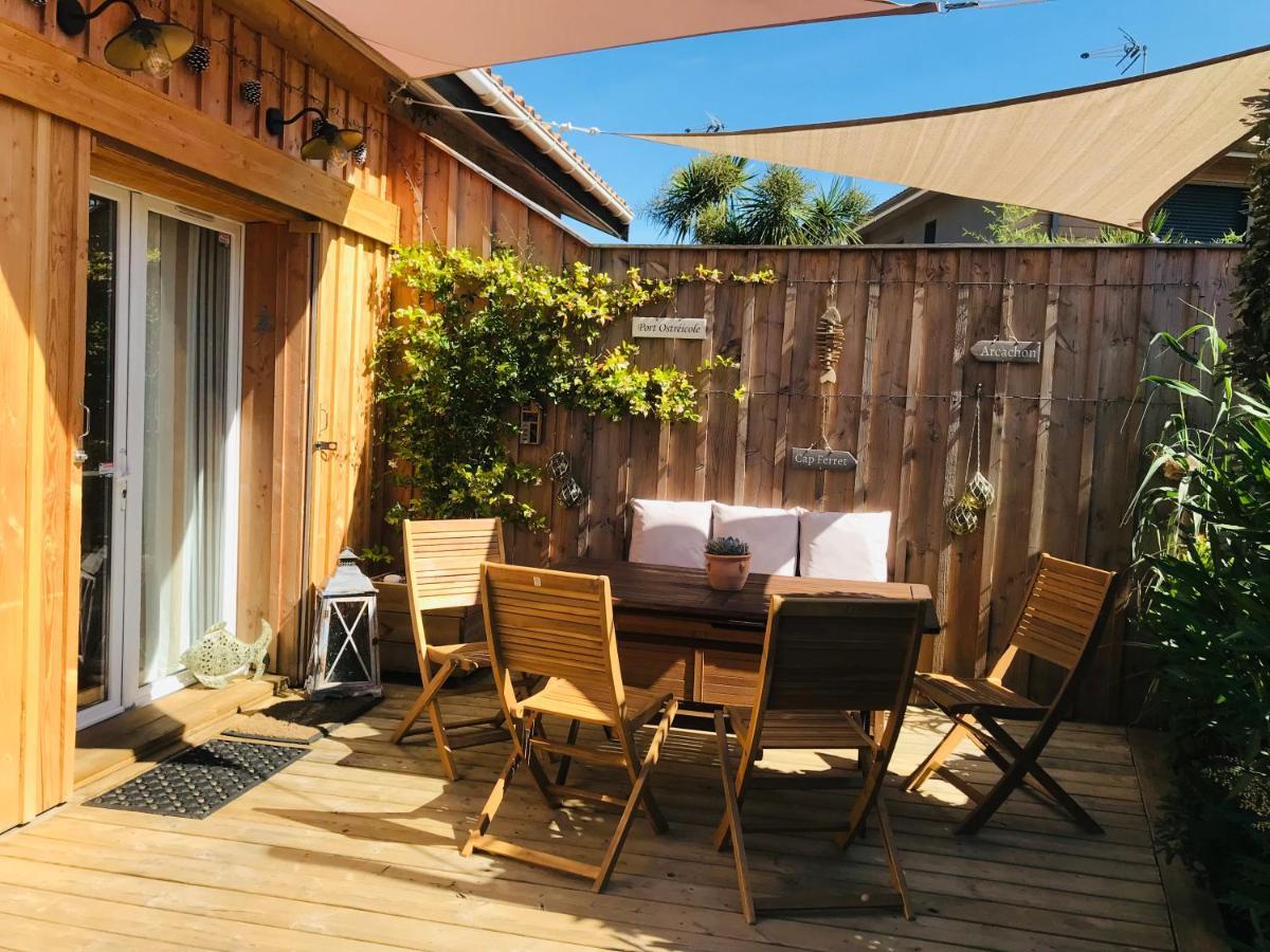 Cocon Entre Presqu'Ile Du Cap Ferret Et Plages Oceanes - Terrasse - 1 Velo Gratuit 阿雷斯 外观 照片